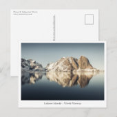 Lofoten-eilanden Noorwegen Briefkaart (Voorkant / Achterkant)