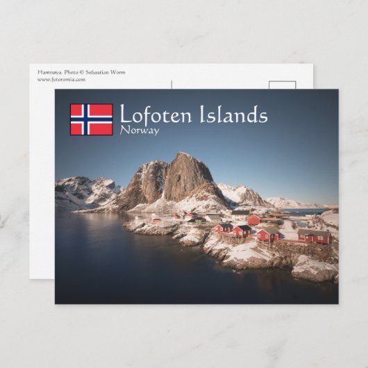 Lofoten-eilanden Noorwegen Briefkaart (Voorkant / Achterkant)