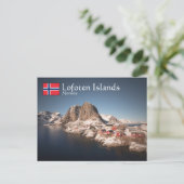 Lofoten-eilanden Noorwegen Briefkaart (Staand voorkant)