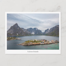 Lofoten-eilanden Noorwegen Briefkaart