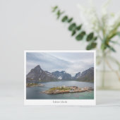 Lofoten-eilanden Noorwegen Briefkaart (Staand voorkant)