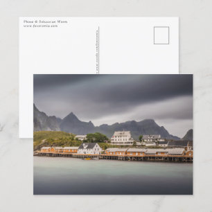 Lofoten-eilanden Noorwegen Briefkaart
