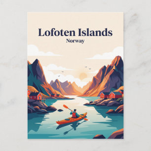 Lofoten-eilanden, Noorwegen Briefkaart