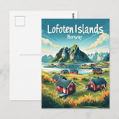 Lofoten-eilanden Noorwegen Briefkaart (Voorkant / Achterkant)