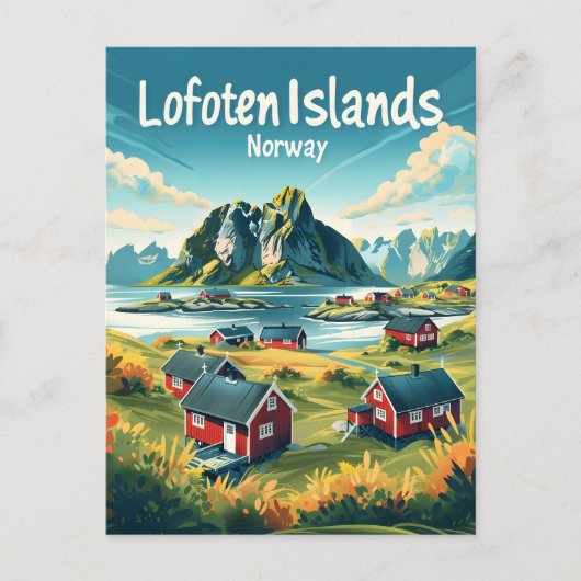 Lofoten-eilanden Noorwegen Briefkaart (Voorkant)