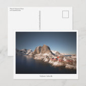 Lofoten-eilanden Noorwegen Briefkaart (Voorkant / Achterkant)