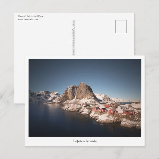 Lofoten-eilanden Noorwegen Briefkaart (Voorkant / Achterkant)