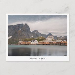 Lofoten-eilanden Noorwegen Briefkaart