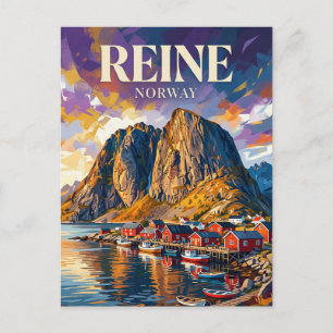 Lofoten-eilanden Noorwegen Briefkaart