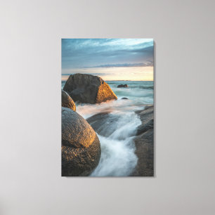 Lofoten-eilanden Noorwegen Canvas Afdruk