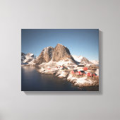 Lofoten-eilanden Noorwegen Canvas Afdruk (Voorkant)