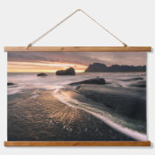 Lofoten-eilanden Noorwegen Hangend Wandkleed (Voorkant)
