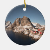 Lofoten-eilanden Noorwegen Keramisch Ornament (Voorkant)