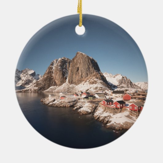 Lofoten-eilanden Noorwegen Keramisch Ornament (Achterkant)