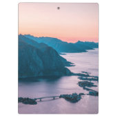 Lofoten-eilanden Noorwegen Klembord (Achterkant)