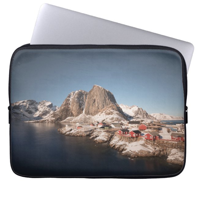 Lofoten-eilanden Noorwegen Laptop Sleeve (Voorkant)