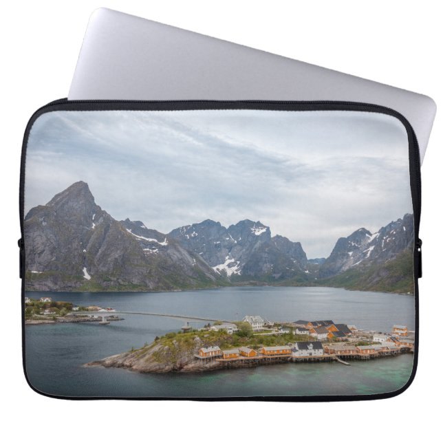 Lofoten-eilanden Noorwegen Laptop Sleeve (Voorkant)