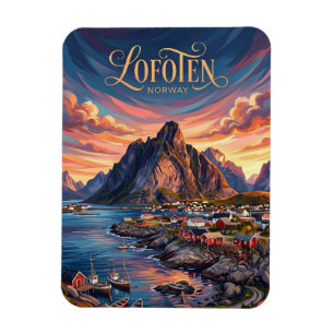 Lofoten-eilanden Noorwegen Magneet