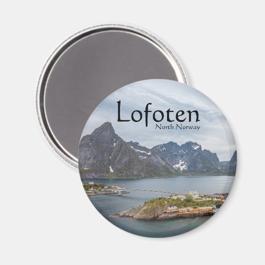 Lofoten-eilanden Noorwegen Magneet (Voorkant / Achterkant)