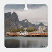 Lofoten-eilanden Noorwegen Metalen Ornament (Voorkant)