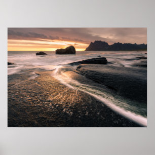 Lofoten-eilanden Noorwegen Poster