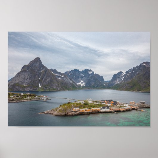 Lofoten-eilanden Noorwegen Poster (Voorkant)