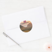 Lofoten-eilanden Noorwegen Ronde Sticker (Envelop)