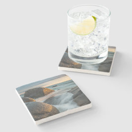 Lofoten-eilanden Noorwegen Stenen Onderzetter