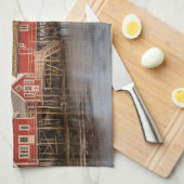 Lofoten-eilanden Noorwegen Theedoek (Quarter Fold)