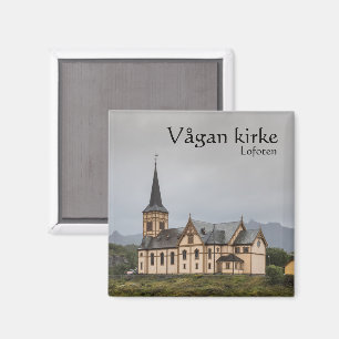 Lofoten-eilanden Noorwegen Vagan-kerk Magneet