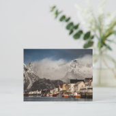 Lofoten Henningsvaer Feestdagenkaart (Staand voorkant)