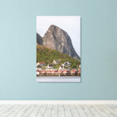Lofoten Islands Andoya Canvas Afdruk (Insitu (Houten vloer))