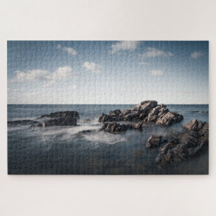 Lofoten Islands Coast Landscape Foto Legpuzzel