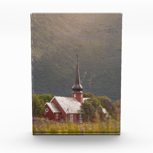 Lofoten Islands Flakstad Church Fotoblokken (Voorkant)