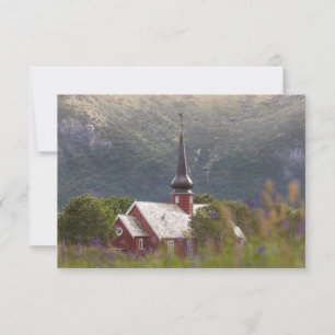 Lofoten Islands Flakstad Church Kaart