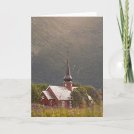 Lofoten Islands Flakstad Church Kaart