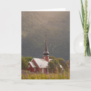 Lofoten Islands Flakstad Church Kaart