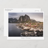 Lofoten Islands Norway Briefkaart (Voorkant / Achterkant)
