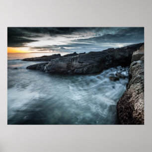 Lofoten Islands Norway Coast Landscape Foto Poster