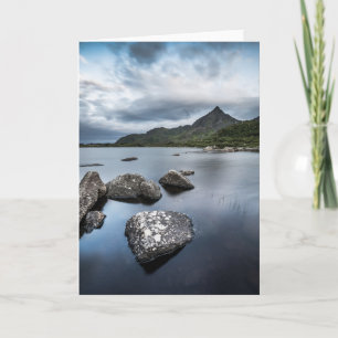 Lofoten Islands Norway Landscape Foto Kaart