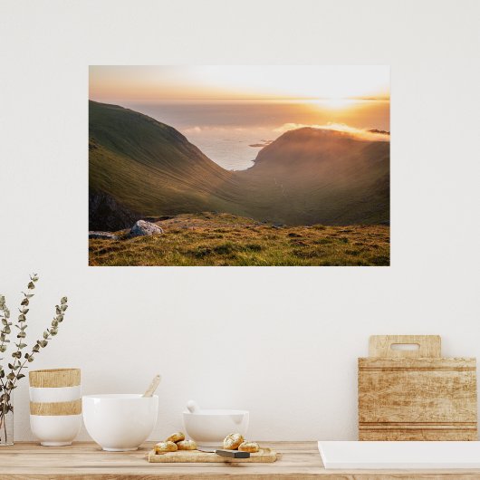 Lofoten Islands Norway Poster (Keuken)