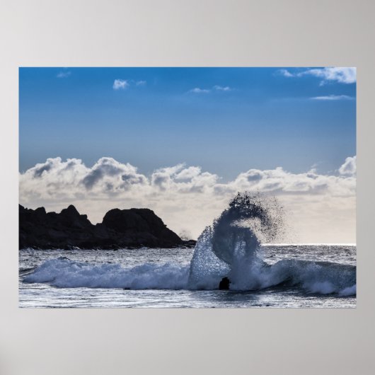 Lofoten Islands Seascape Foto Poster (Voorkant)