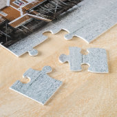 Lofoten Islands Vist het dorp Legpuzzel (Zijkant)