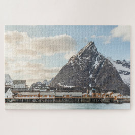 Lofoten Islands Vist het dorp Legpuzzel