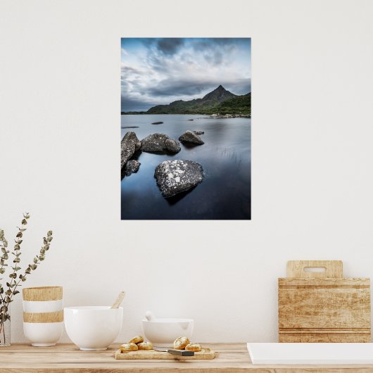 Lofoten Landscape Norway Poster (Keuken)