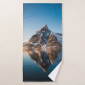 Lofoten Mountain Badhanddoek (Badhanddoek)