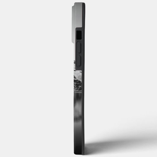 Lofoten Mountain Black and White Photo Case-Mate iPhone Case (Achterkant / Links)