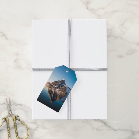 Lofoten Mountain Cadeaulabel (Met Touw)