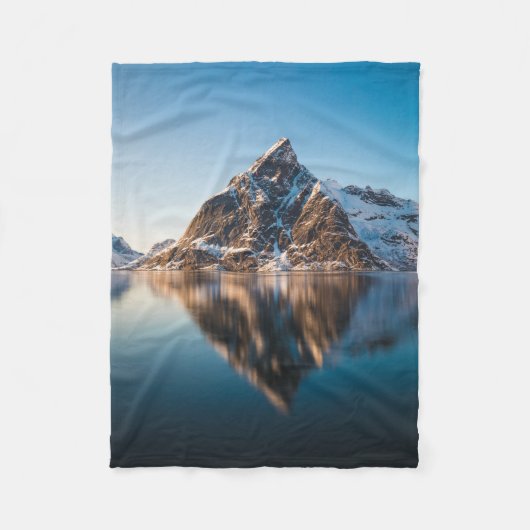 Lofoten Mountain Fleece Deken (Voorkant)