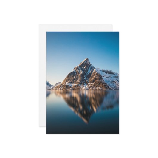 Lofoten Mountain Kaart (Voorkant / Achterkant in situ)